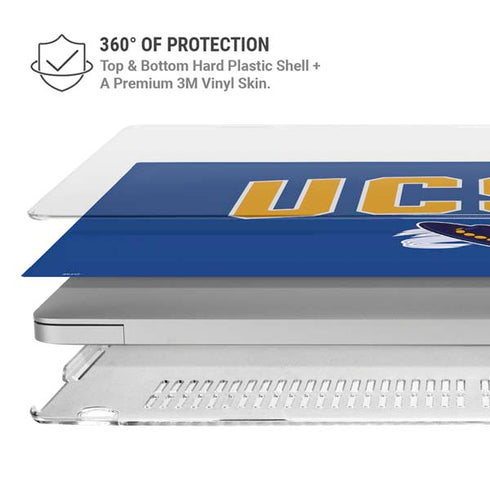 University of California-Santa Barbara UCSB MacBook Air 15in (2023-2025) Case plus Skin